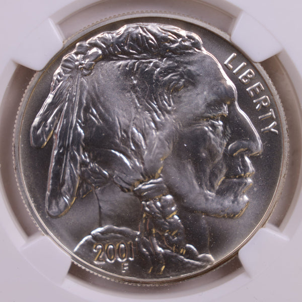 2001-D, Silver Dollar Commemorative, NGC MS-69., Store #GMC186.