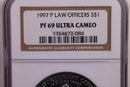 1997-P, Law Officers, Silver Dollar Commemorative, NGC PF-69., Store