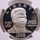 1998-S Black Patriots, Silver Dollar Commemorative, NGC PF-69., Store