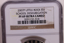 2007-P Little Rock School Desegregation COMMEM., NGC PF-69., Store