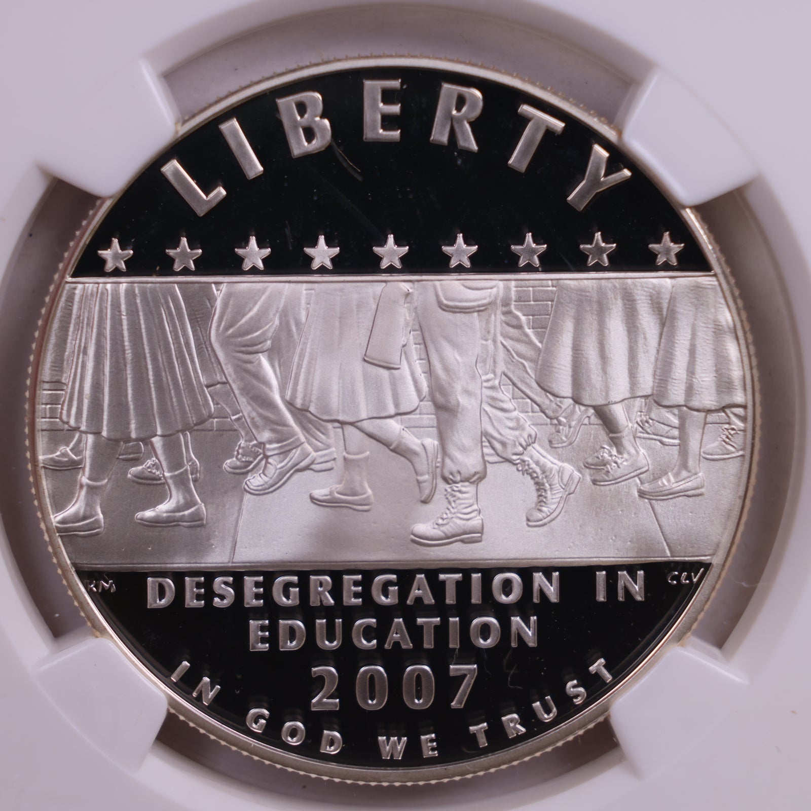 2007-P Little Rock School Desegregation Commem, NGC PF-69, Store #GMC189