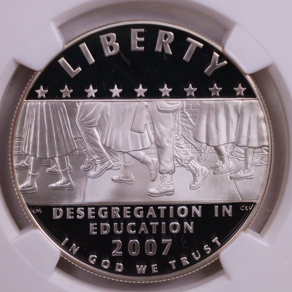 2007-P Little Rock School Desegregation COMMEM., NGC PF-69., Store #GMC189.