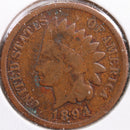 1894 Indian Head Cent, Very Good Circulated Coin, Store
