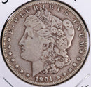 1901-O Morgan Silver Dollar, Very Fine Circulated Coin, Store