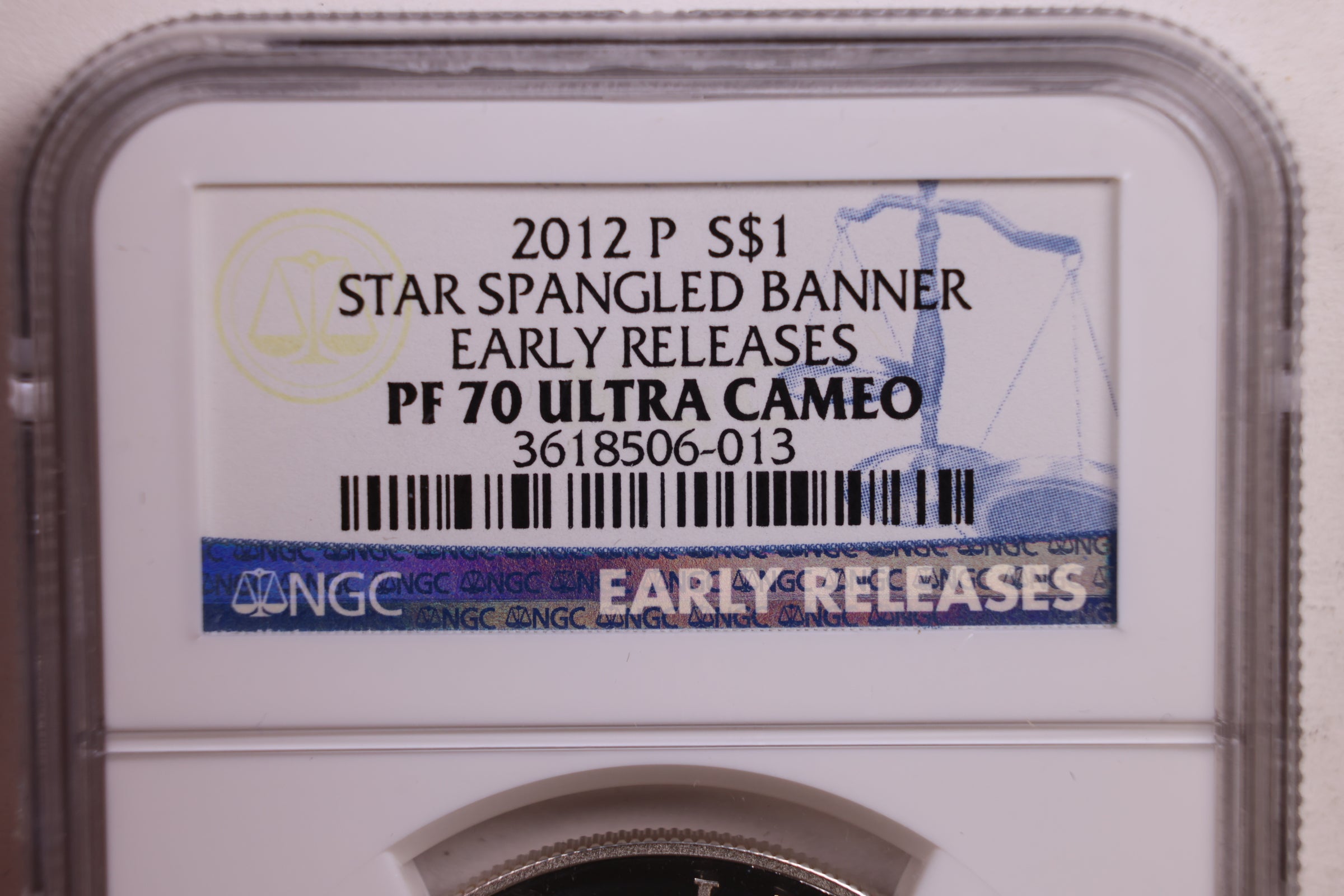 2012-P Star Spangled Banner Commemorative, NGC PF-70, Store #GMC192