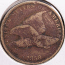 1858 Flying Eagle Cent, Very Good Circulated Coin, Store