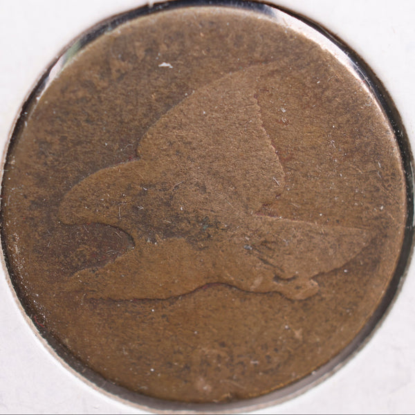 1858 Flying Eagle Cent, About Good Circulated Coin, Store #CT0852