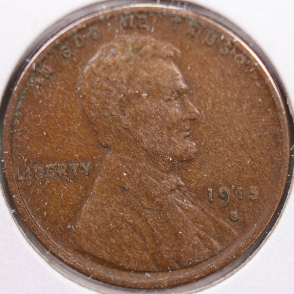1915-S Lincoln Wheat Cent, Very Fine Circulated Coin, Store #CT0226