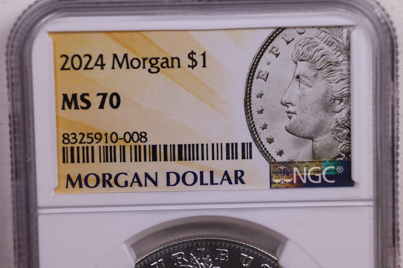 2024 Morgan Silver Dollar Commemorative, NGC MS-70, Store
