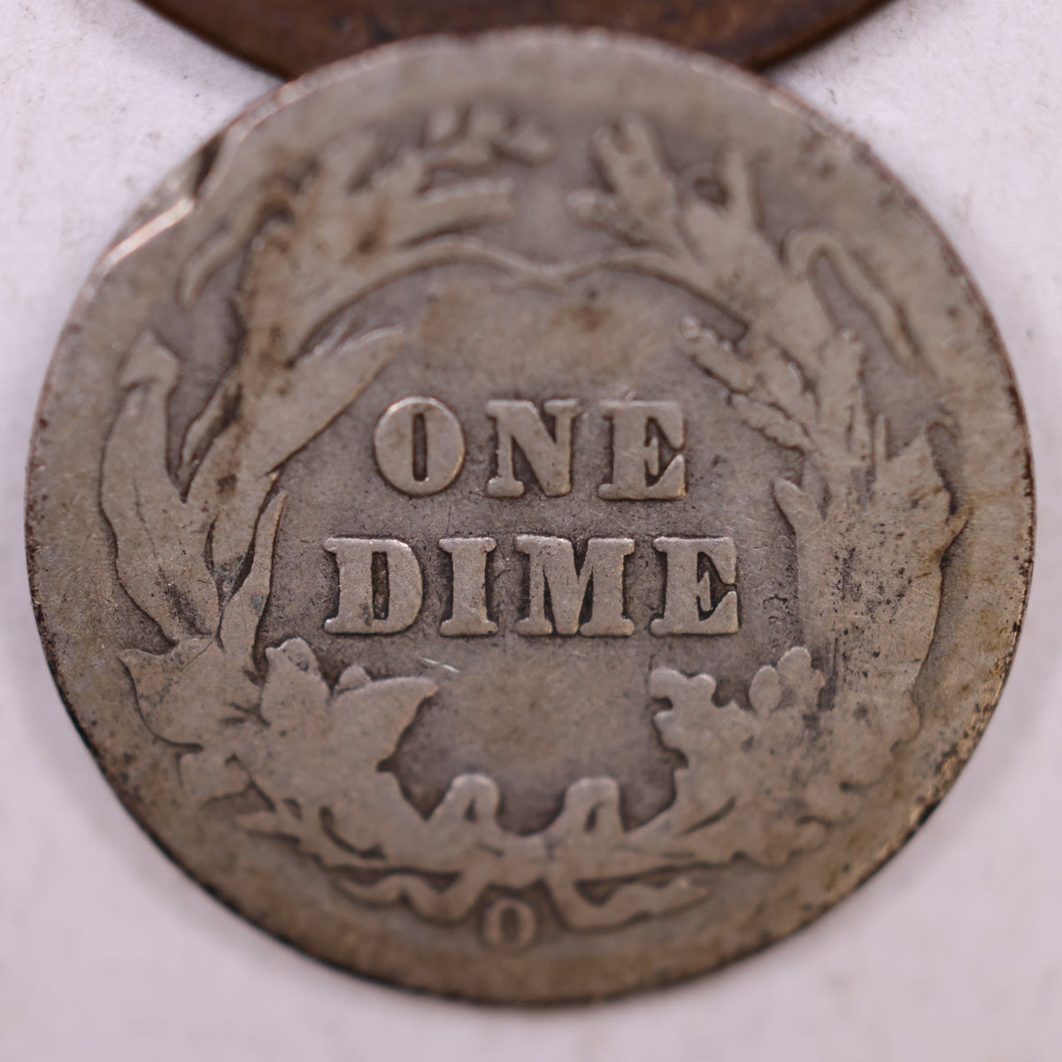 1909-O Barber Silver Dime, Good Circulated Collectible Coin, Store #DE084.