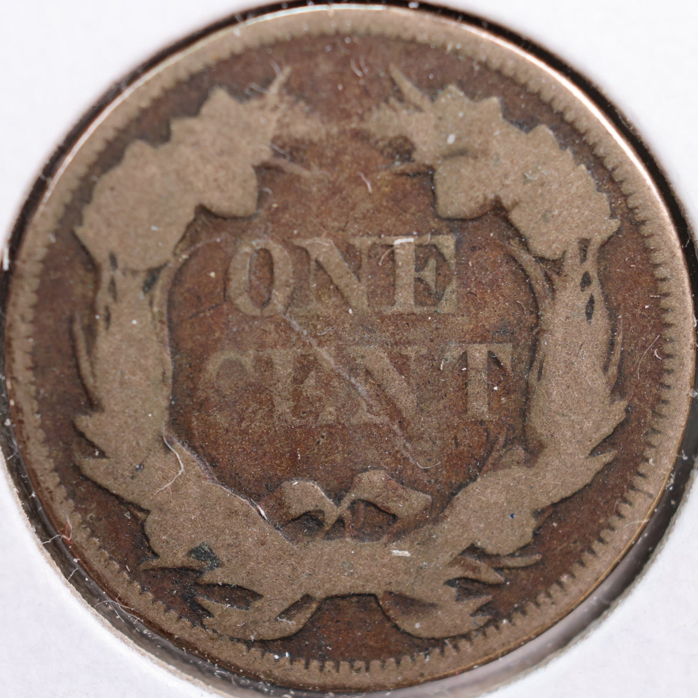 1857 Flying Eagle Cent, About Good Circulated Coin, Store #CT0857
