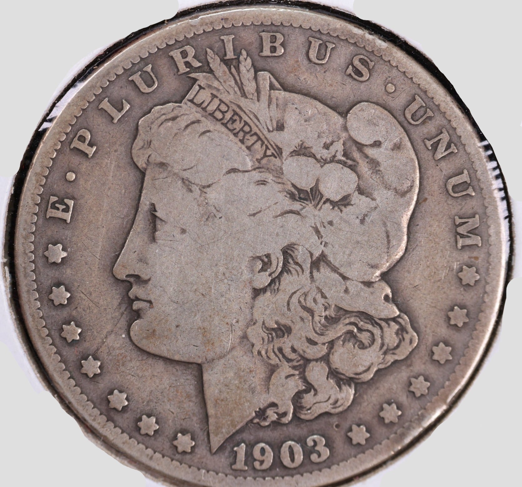 1903-S Morgan Dollar, Very Good Circulated Coin, RARE Micro S, Store #DR0964