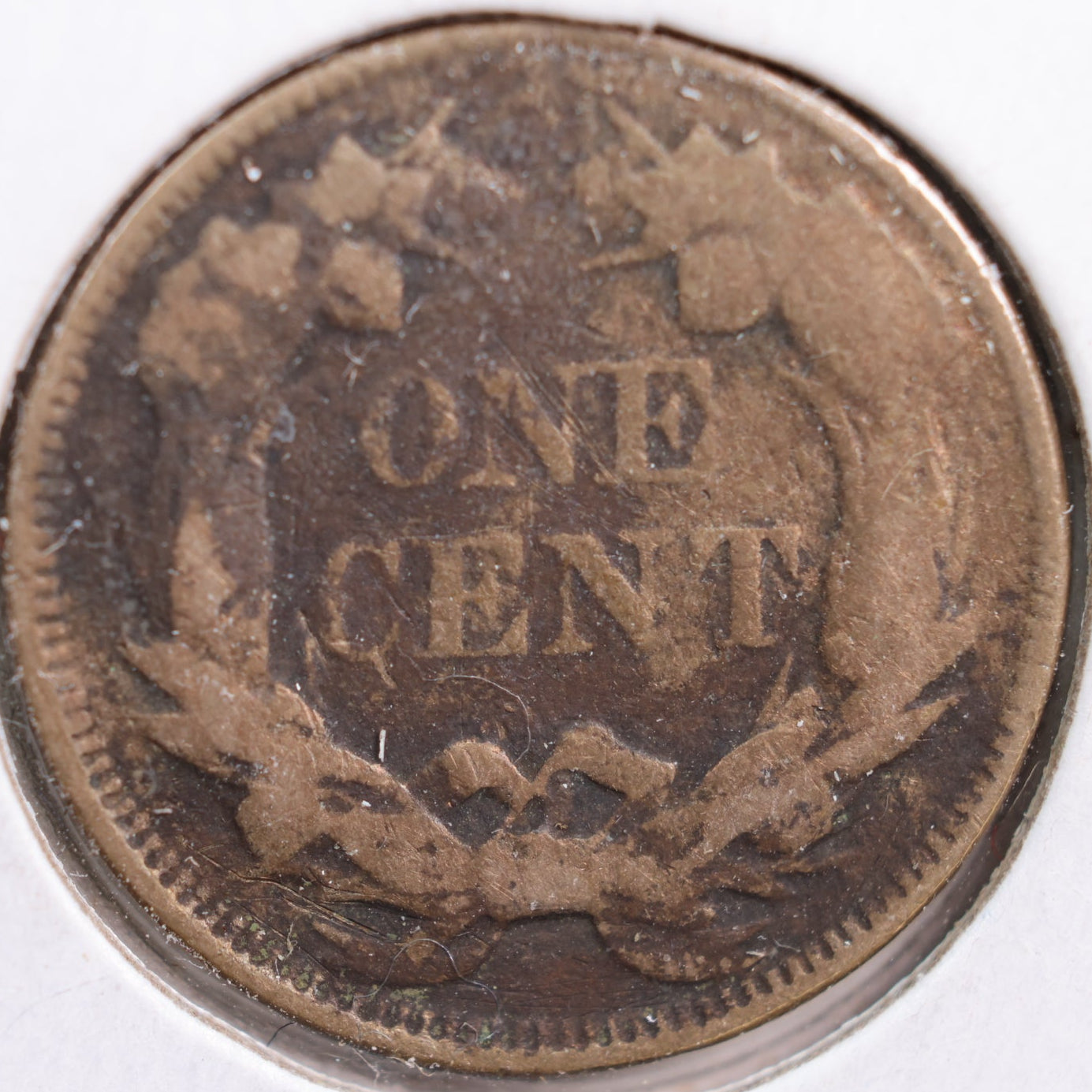 1857 Flying Eagle Cent, About Good Circulated Coin, Store #CT0858