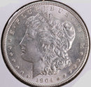1904 Morgan Silver Dollar, Gem Mint State Uncirculated Coin, Store