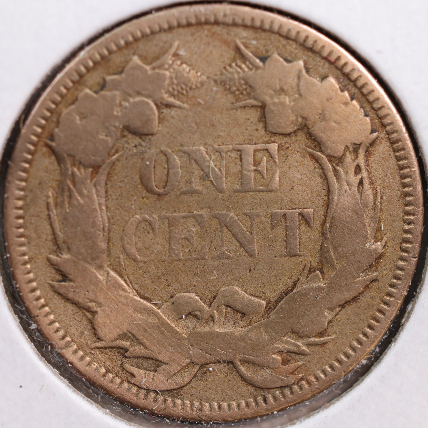 1857 Flying Eagle Cent, About Good Circulated Coin, Store #CT0862
