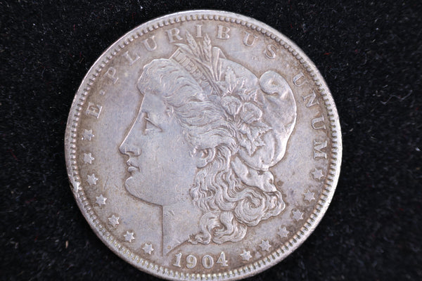 1904 Morgan Silver Dollar, Affordable Circulated Coin, Store #23080682