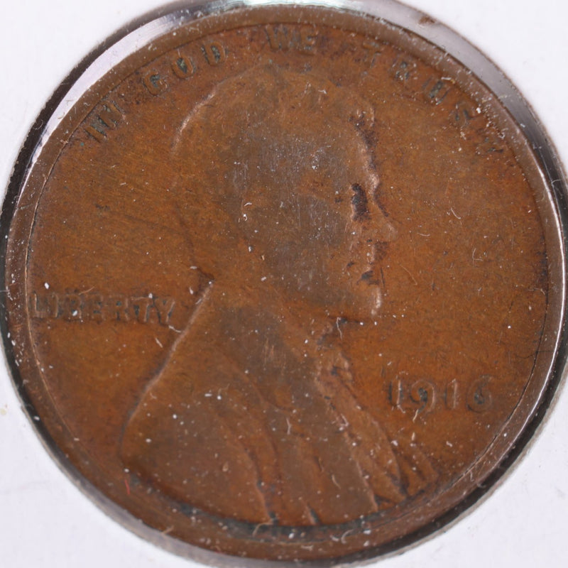 1916 Lincoln Wheat Cent, Fine Circulated Coin, Store