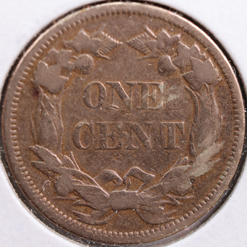 1858 Flying Eagle Cent, Fine Circulated Coin, details, Store