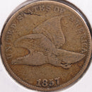 1857 Flying Eagle Cent, Very Good Circulated Coin, Store
