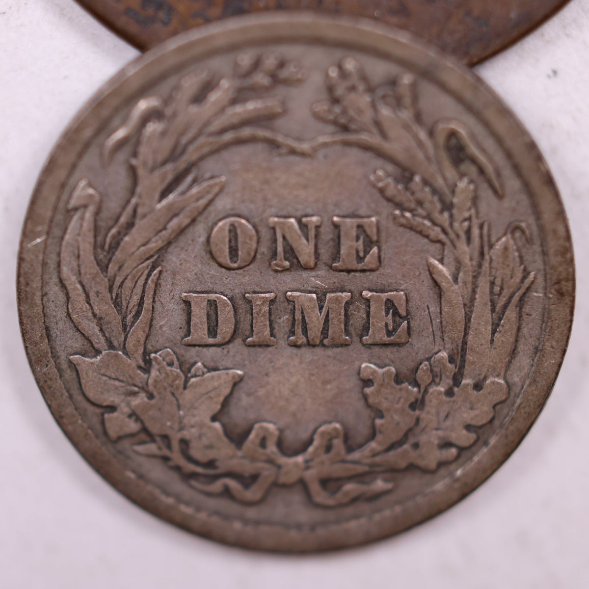 1913 Barber Silver Dime, Fine Circulated Collectible Coin, Store #DE095.