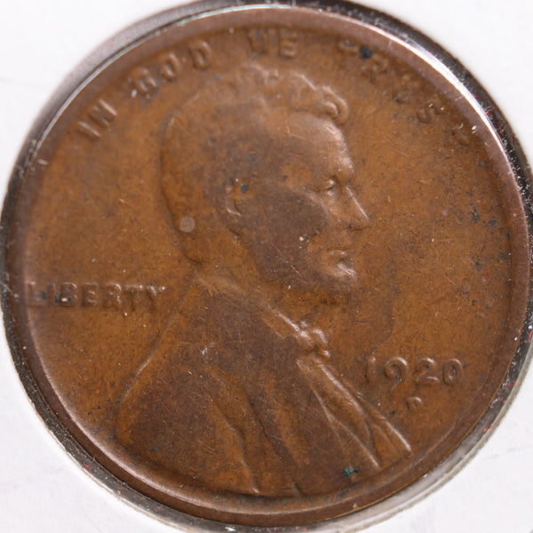 1920-D Lincoln Cent, Fine Circulated Coin, Store #CT0869