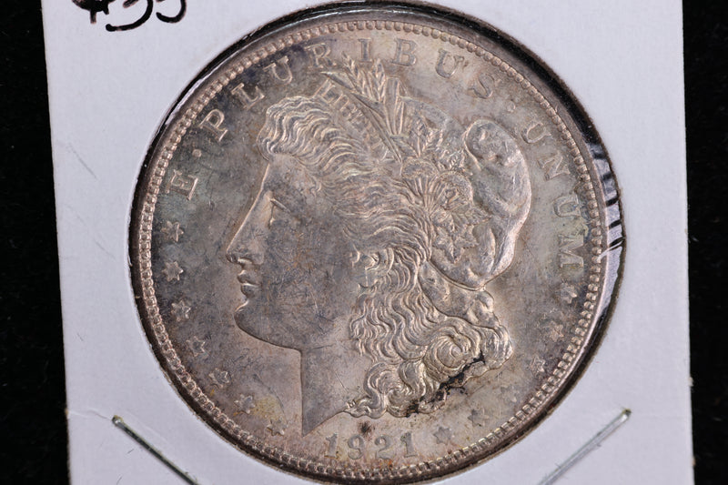 1921 Morgan Silver Dollar, Nice Uncirculated Coin, Store