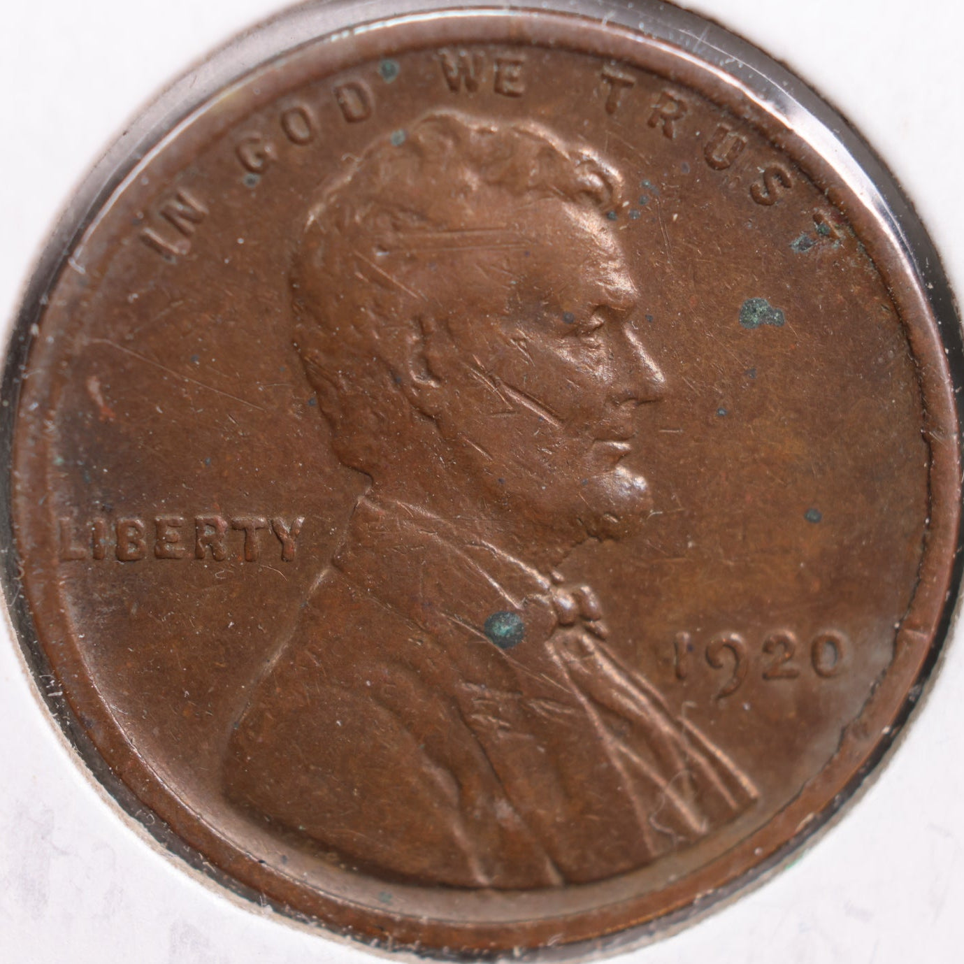 1920 Lincoln Cent, Extra Fine+ Circulated Coin, Store #CT0874