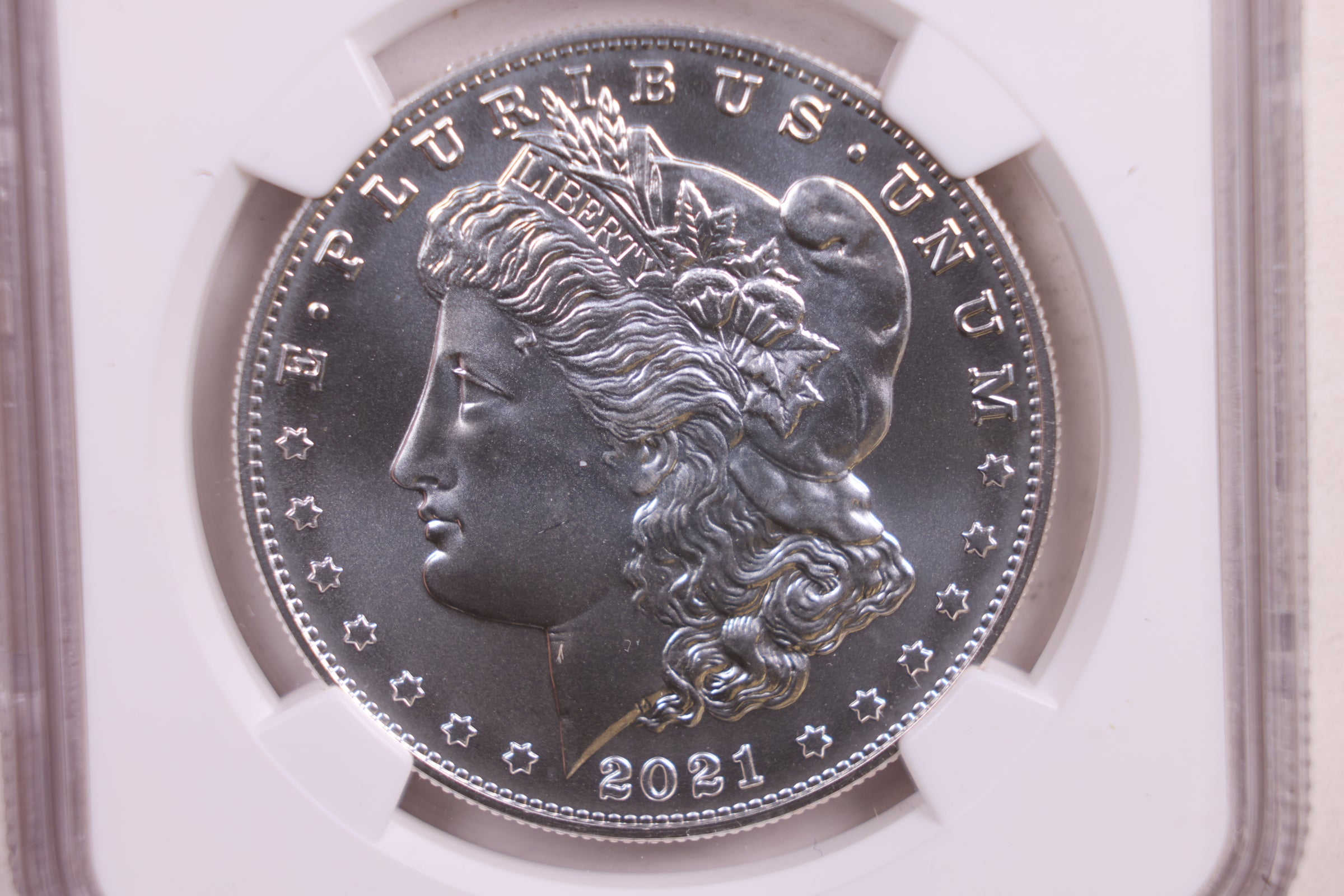 2021-D Morgan Silver Commemorative, "D" Privy, NGC MS-70, Store #GMC209