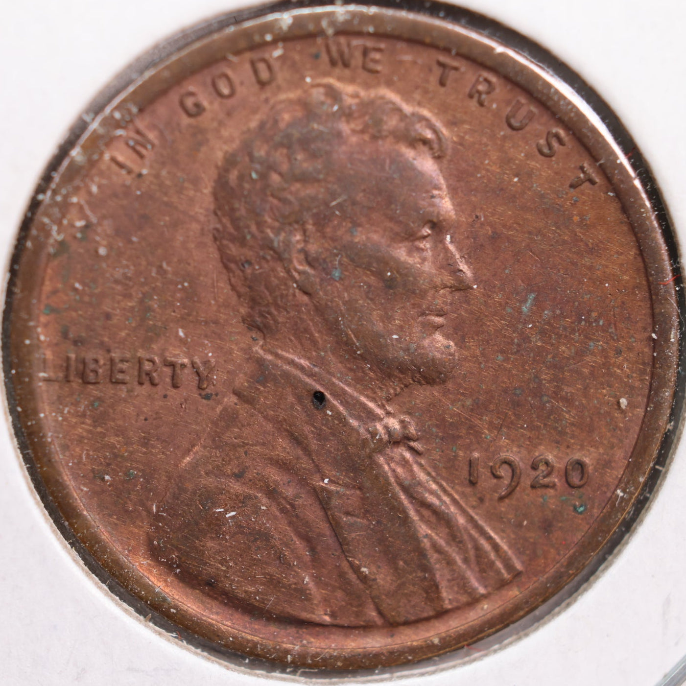 1920 Lincoln Cent, Mint State Uncirculated Coin, Store #CT0876