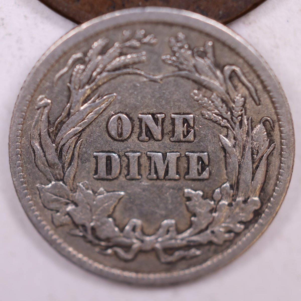 1916 Barber Silver Dime, Very Fine Circulated Collectible Coin, Store #DE102.