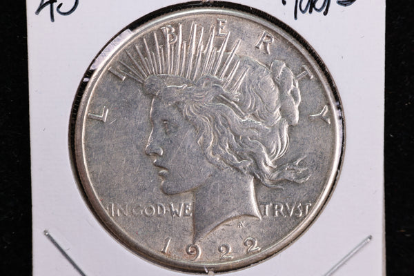 1922-S Peace Silver Dollar, Nice Affordable Coin, Store #23080696