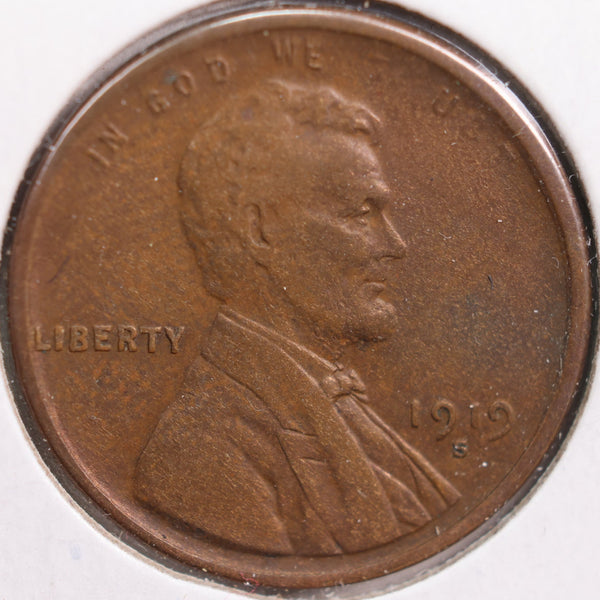 1919-S Lincoln Cent, Very Fine Circulated Coin, Store #CT0880