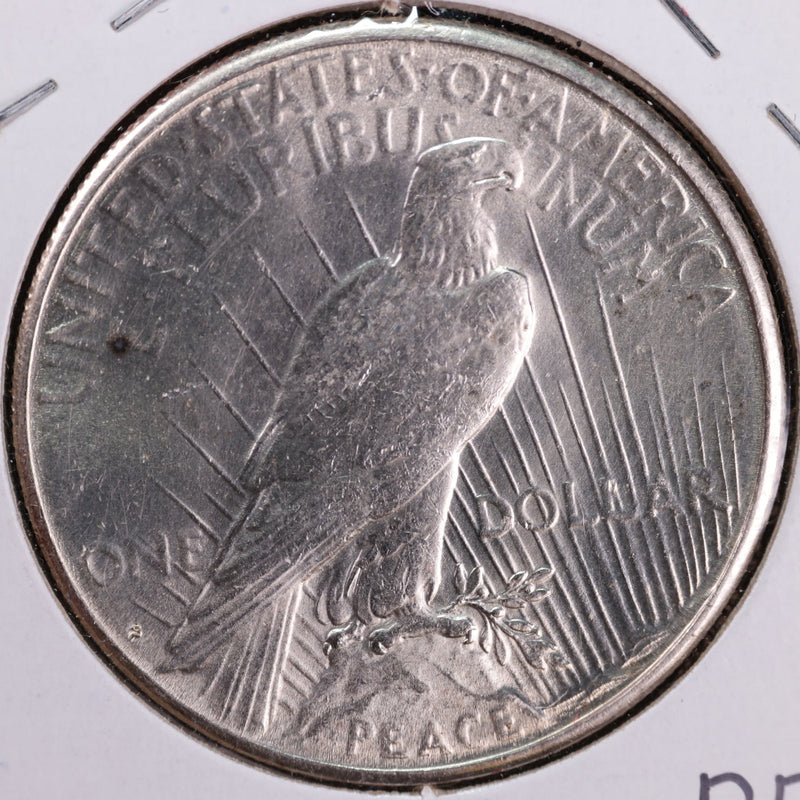 1923-S Peace Silver Dollar, Gem Mint State Uncirculated Coin, Store