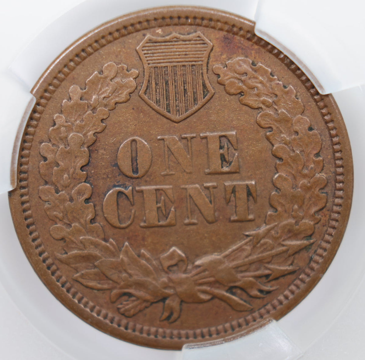 1867 Indian Head Small Cents, About Uncirculated, CAC AU-53 BN, Store #CT007.
