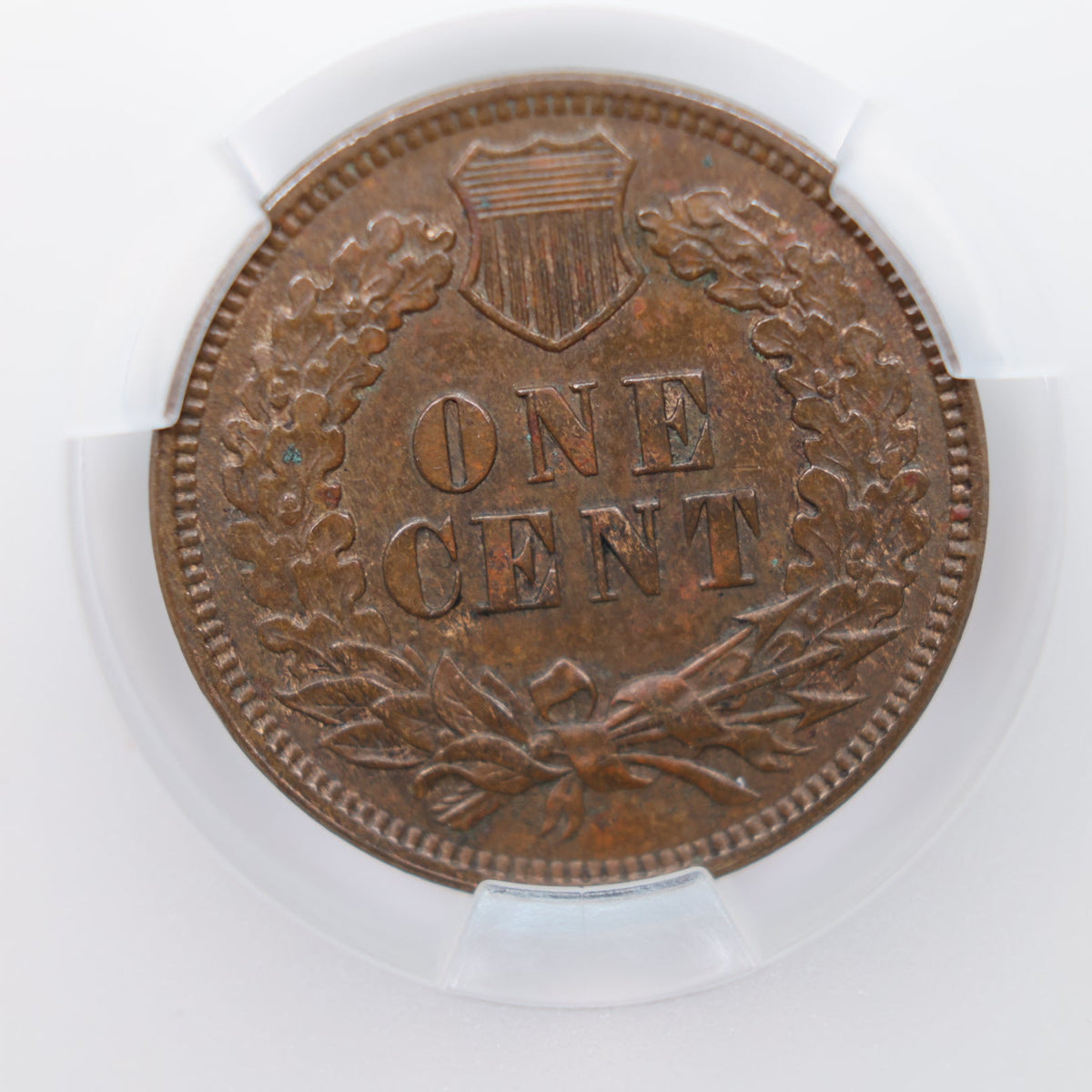 1873 Indian Head Small Cents, About Uncirculated, CAC AU-55 BN, Store #CT008.