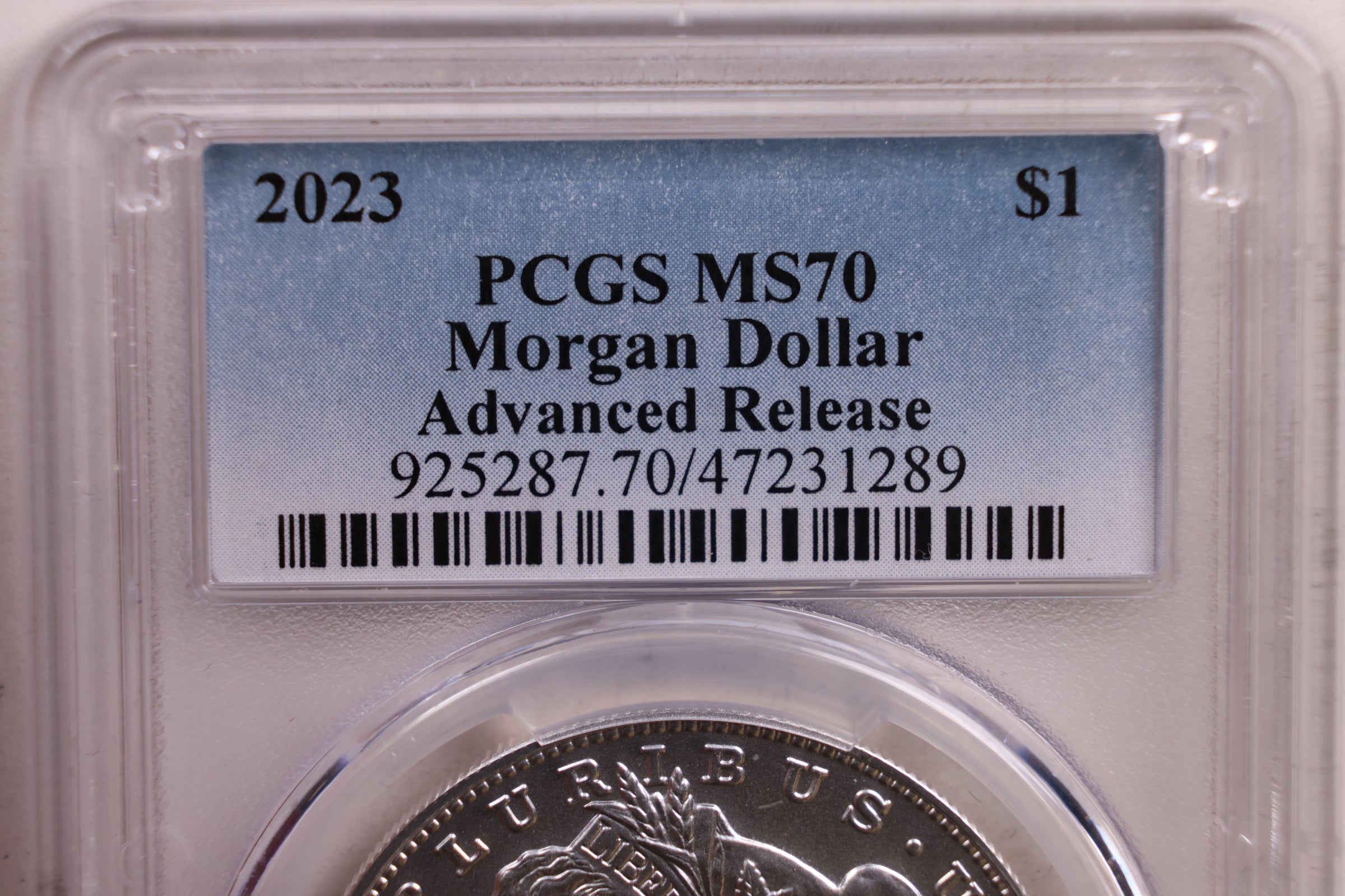 2023-S Morgan Silver Dollar Commem, PCGS MS70, Store #GMC218