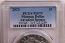 2023-S Morgan Silver Dollar Commem, PCGS MS70, Store