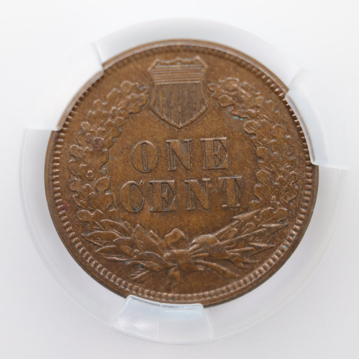 1876 Indian Head Small Cents, About Uncirculated, CAC AU-55 BN, Store #CT009.