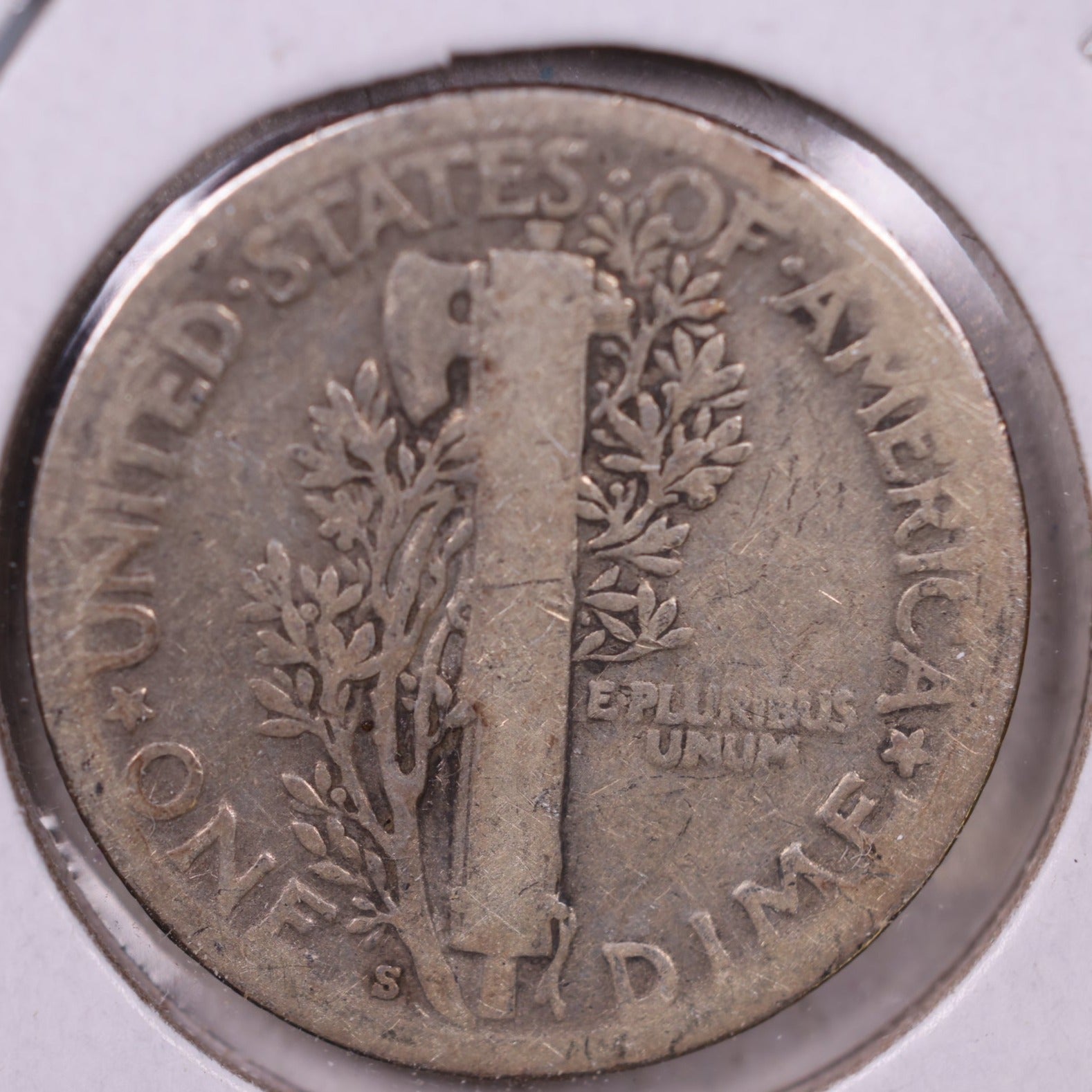 1924-S Mercury Silver Dime., Very Fine, Store  #19863