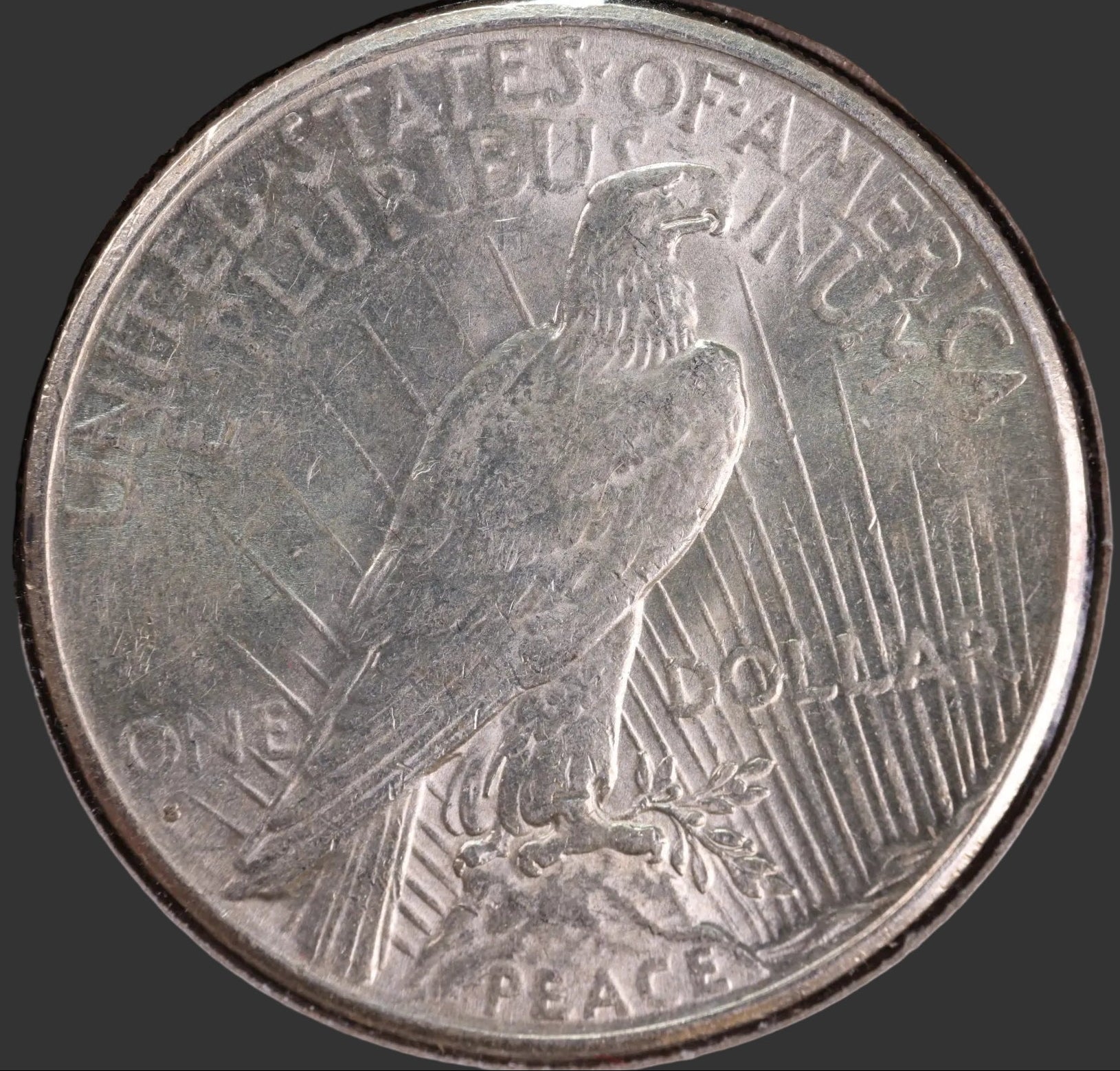 1926-S Peace Silver Dollar, Mint State, Uncirculated Coin. Store #DR009.