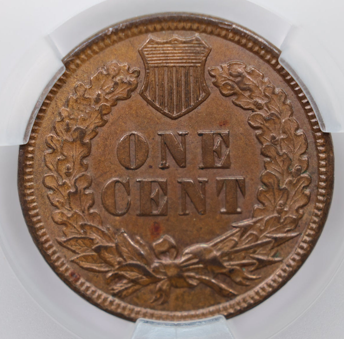 1880 Indian Head Small Cents, CAC Graded AU-55 Coin, Store #CT012.