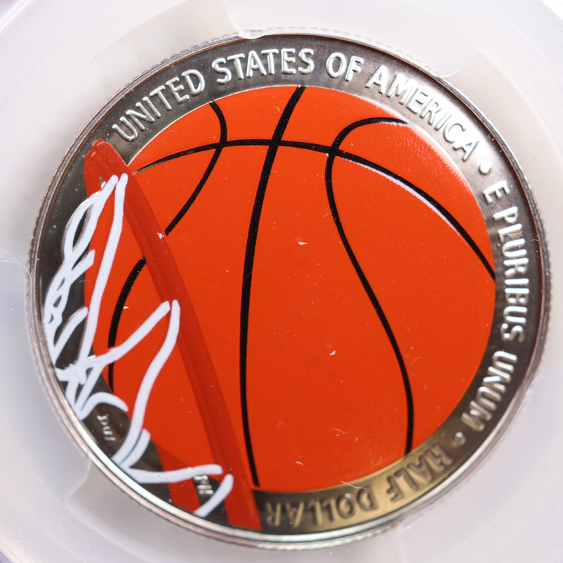 2020-S 50 Cent, Basketball H.O.F. Commemorative, PCGS PR-70.,
