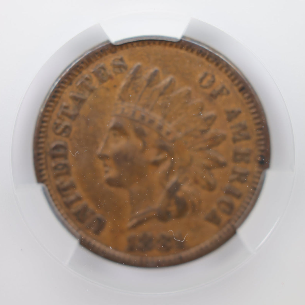 1881 Indian Head Small Cents, CAC Graded XF-40, Circulated Coin, Store #CT013.
