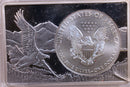 2018 American Silver Eagle, Encased in 1 Troy Ounce Bar., Store Sale