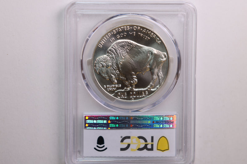 2001-D $1., Buffalo, Silver Dollar Commemorative., PCGS MS-69.,