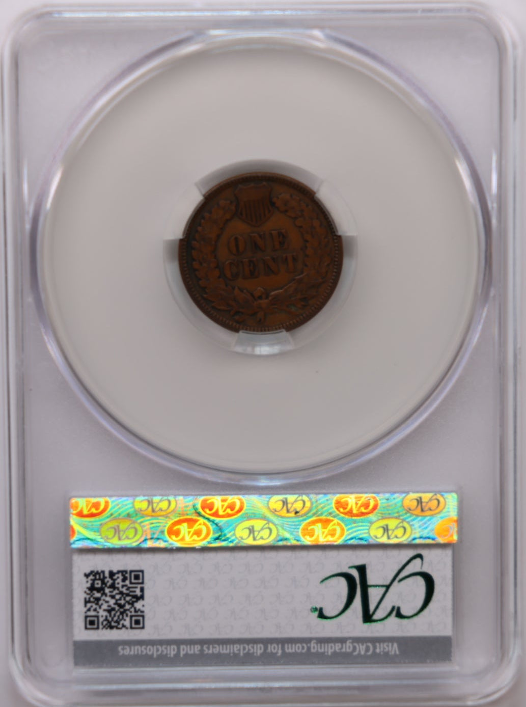1889 Indian Head Small Cents, CAC Graded XF-45, Circulated Coin, Store #CT015.
