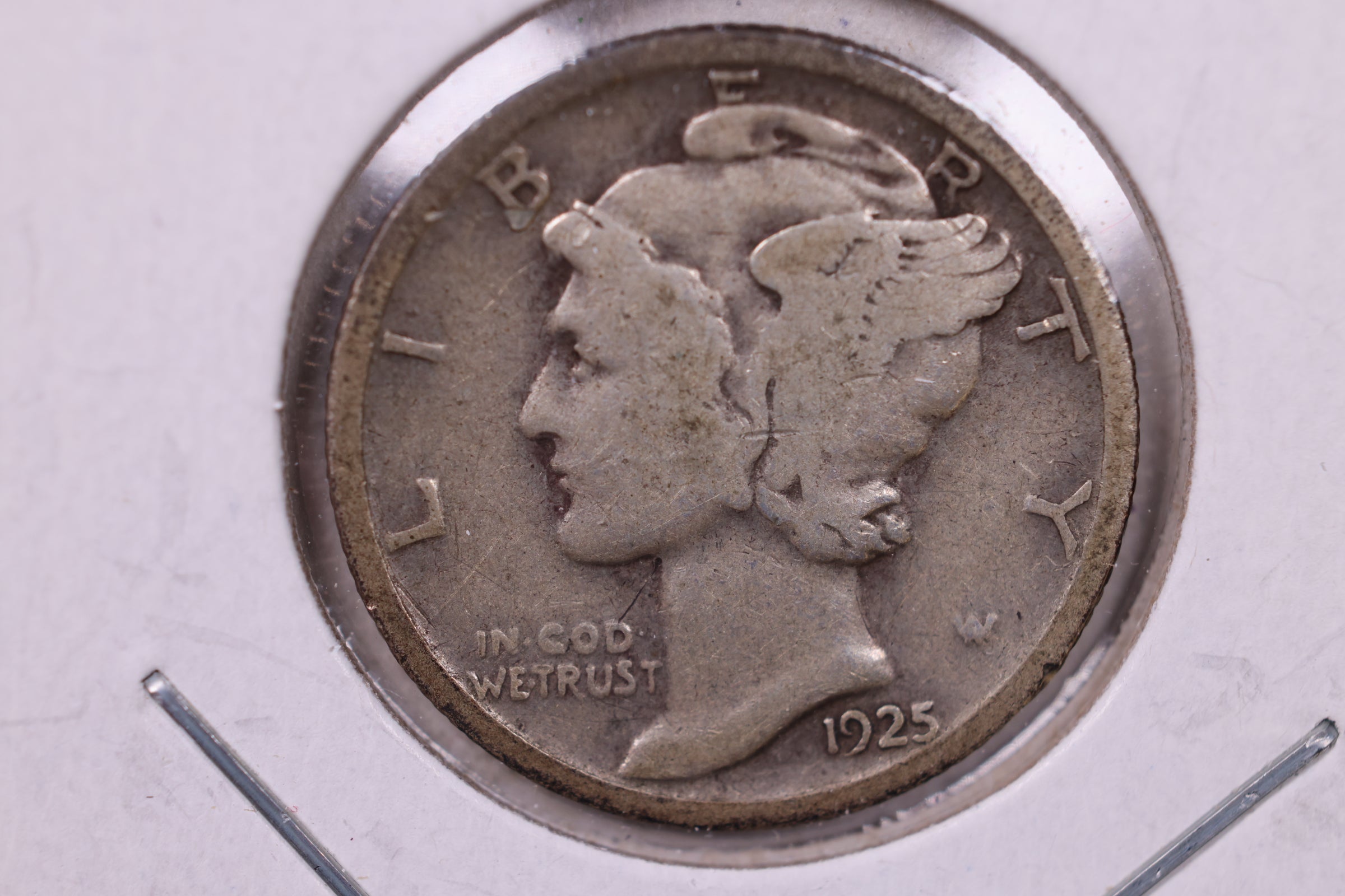 1925 Mercury Silver Dime., Fine, Store  #19869