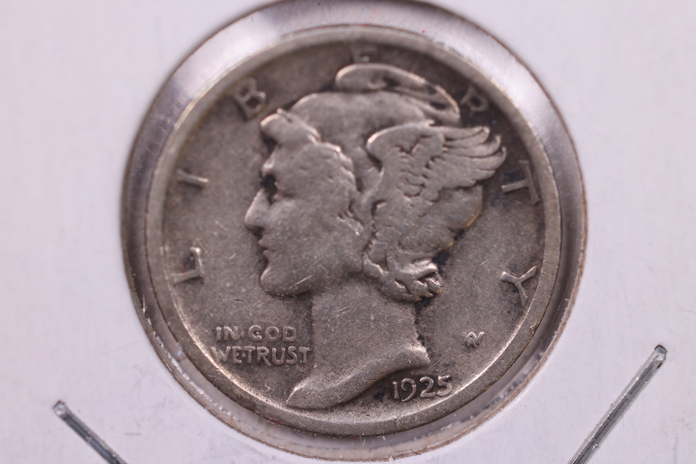 1925 Mercury Silver Dime., Fine, Store  #19869