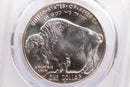 2001-D $1., Buffalo, Silver Dollar Commemorative., PCGS MS-69.,