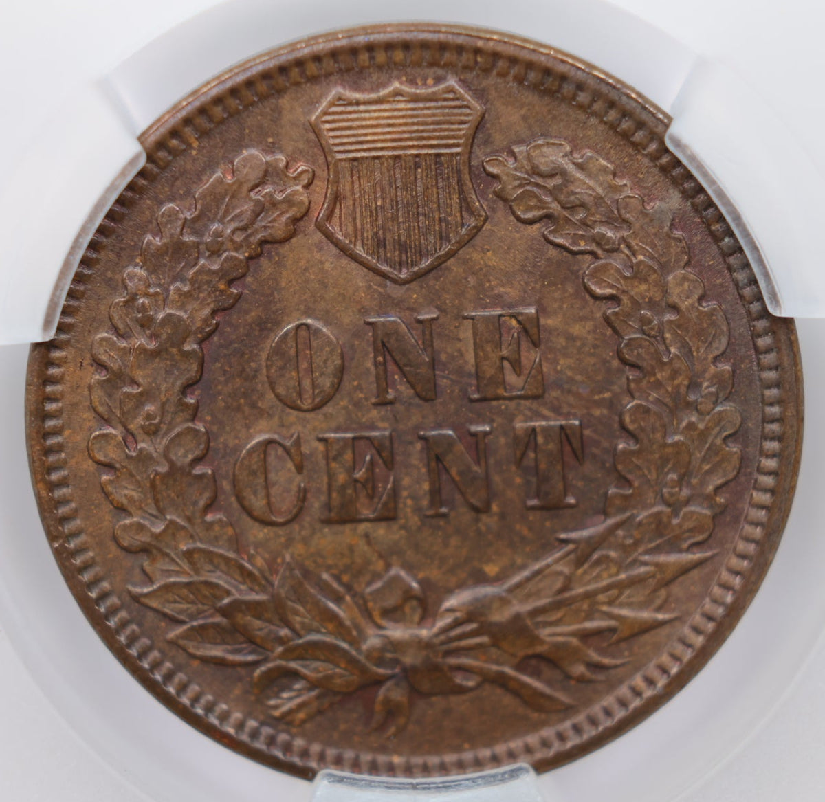 1890 Indian Head Small Cents, CAC Graded AU-55, Circulated Coin, Store #CT016.